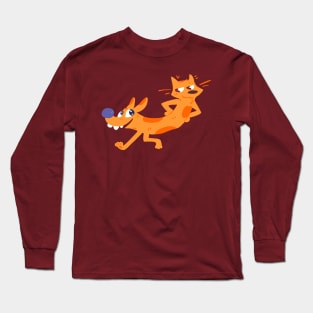 A Woof and a Purr Long Sleeve T-Shirt